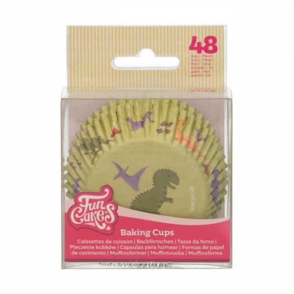 Cupcake Baking Cases - Dinosaur